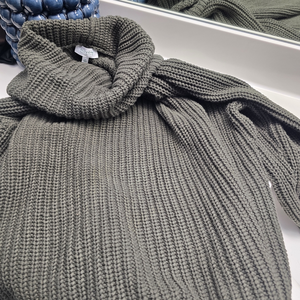 Haven Well Within Olive Knit Sweater - Picture 3 of 14